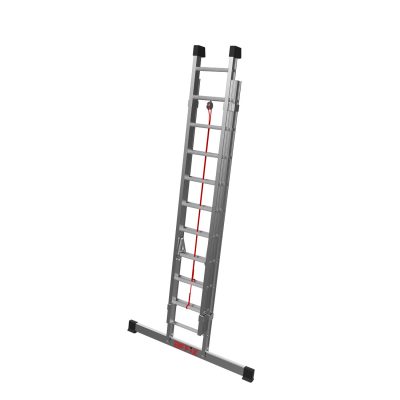 Aluminium Double Extension Ladder (Rope Operated) - Heavy Duty