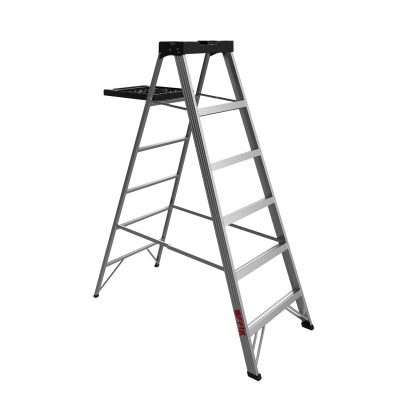 Aluminium Stepladder With Tray - Heavy Duty