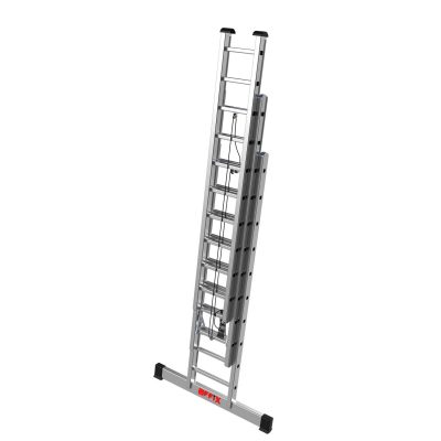 Aluminium Triple Extension Ladder (Rope Operated) - Heavy Duty