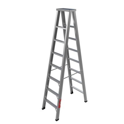 Aluminium Twin Stepladder - Medium Duty