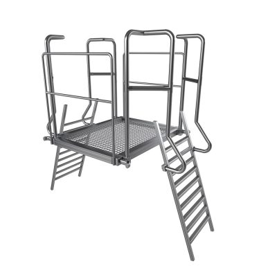 Pit Access Rail Platform Steps