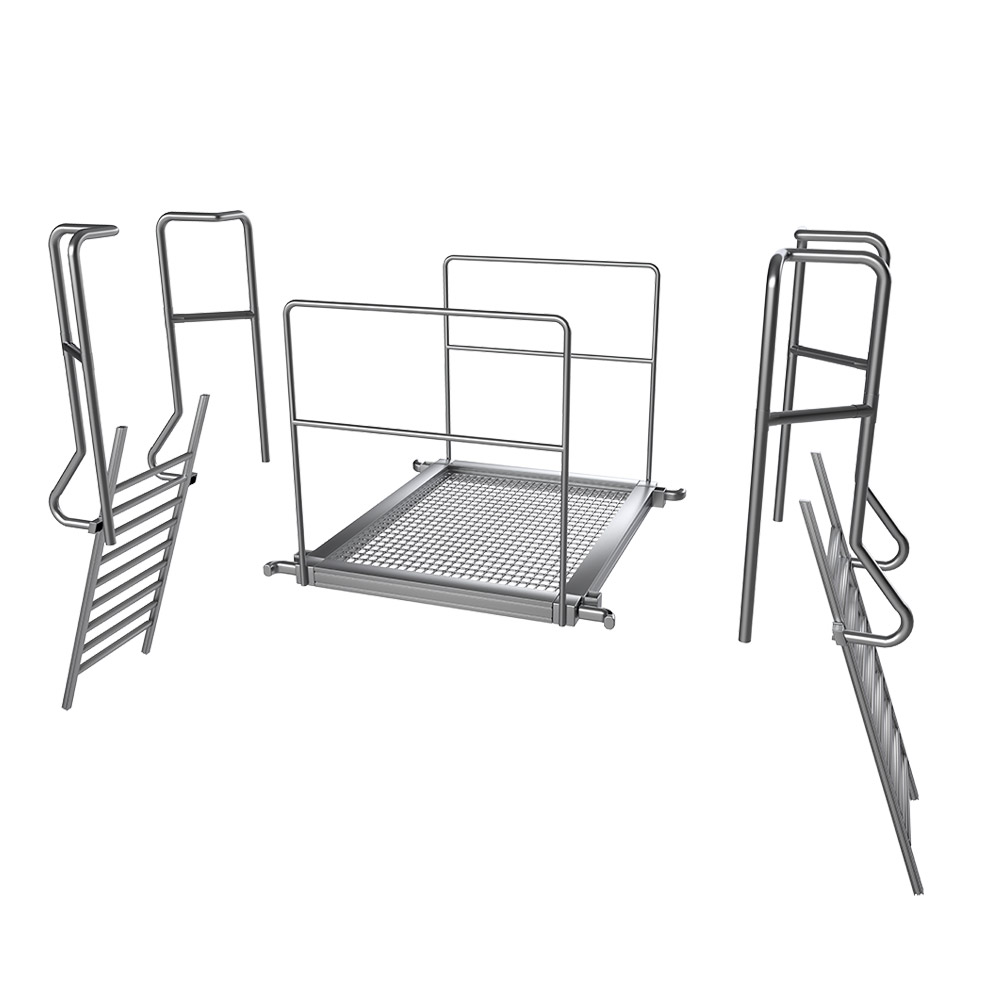Pit Access Rail Platform Steps - Image 2