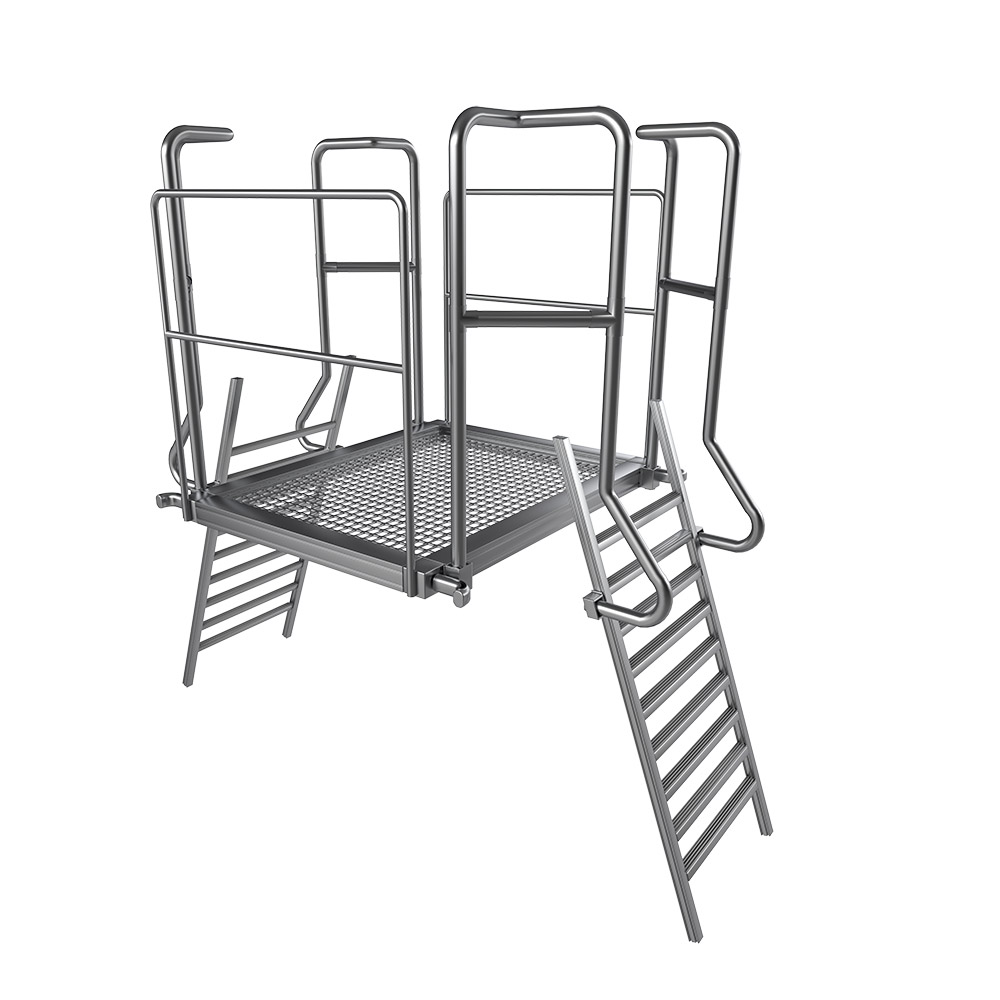 Pit Access Rail Platform Steps